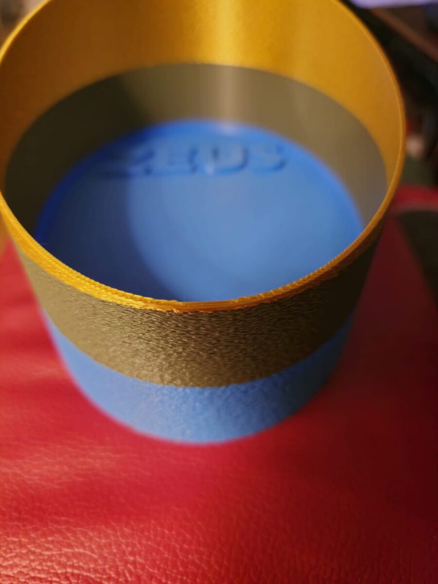 3d printed dog bowl from corn starch biodegradable in 3 colors, suitable for dogs with cone of shame