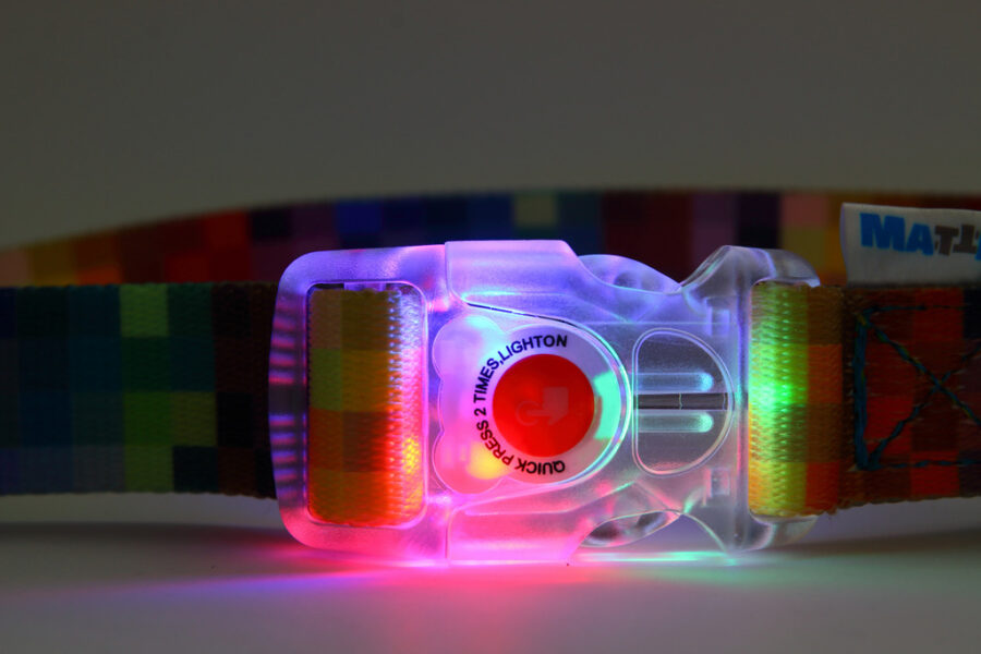 Colorful Collar for Your Small Dog (with LED) - Image 6